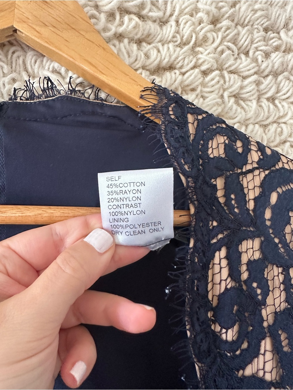 Tadashi Shoji Navy Sheath Dress - Picture 4 of 8